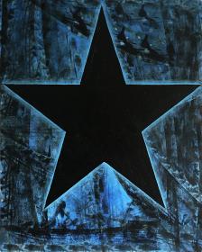 Stern blau